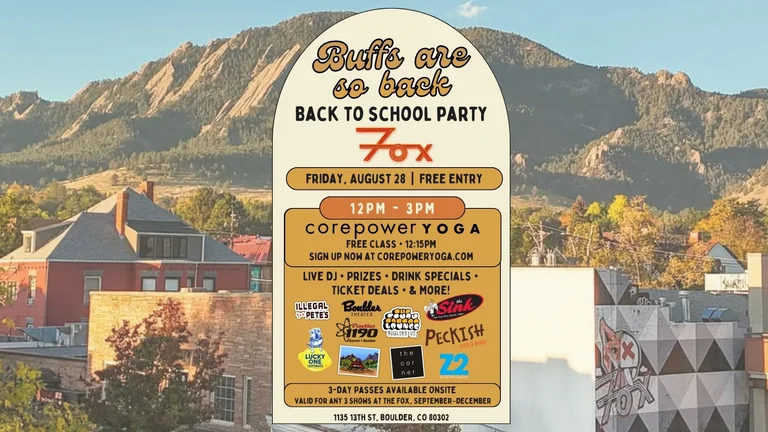 Buffs Are So Back! Back-To-School Party