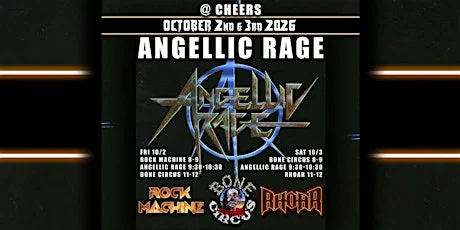Saturday Night Bone Circus / Angellic Rage / Rhoar @ Cheers