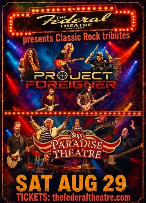 Tributes to Foreigner & Styx! w/ Featuring