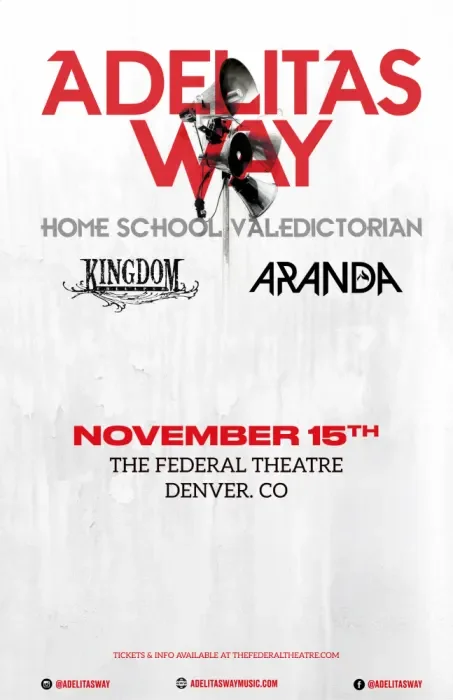Adelitas Way w/ Anchors Aweigh Presents