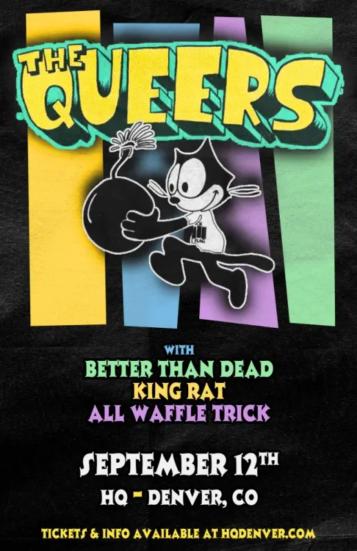 The Queers w/ Better Than Dead + King Rat + All Waffle Trick