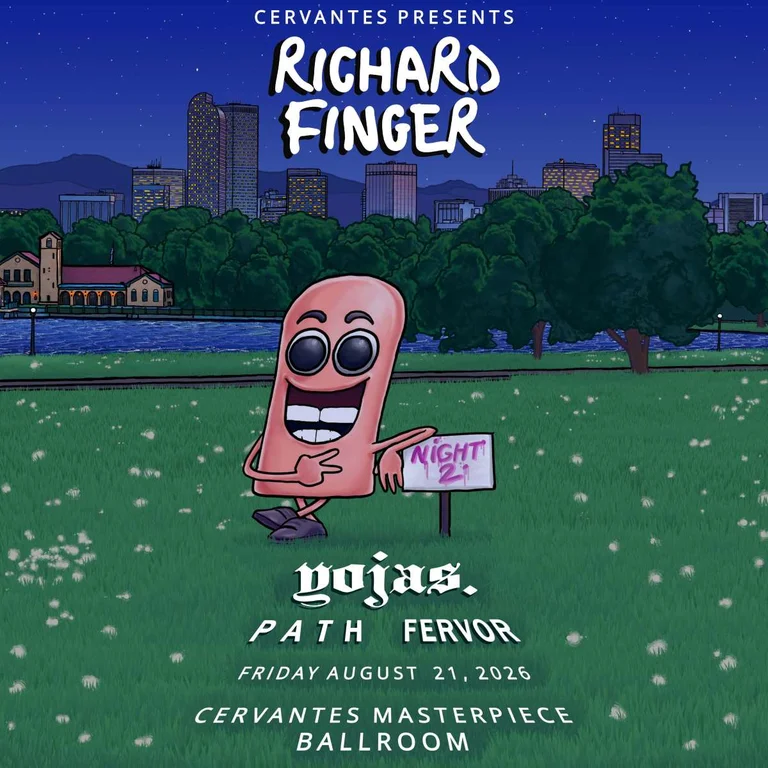 Richard Finger w/ Yojas, P A T H, Fervor **FRIDAY 8/21**