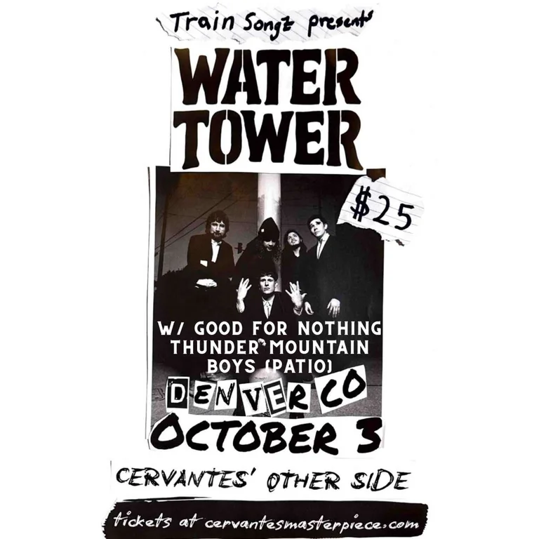Water Tower w/ Good for Nothing Thunder Mountain Boys (Patio Set)
