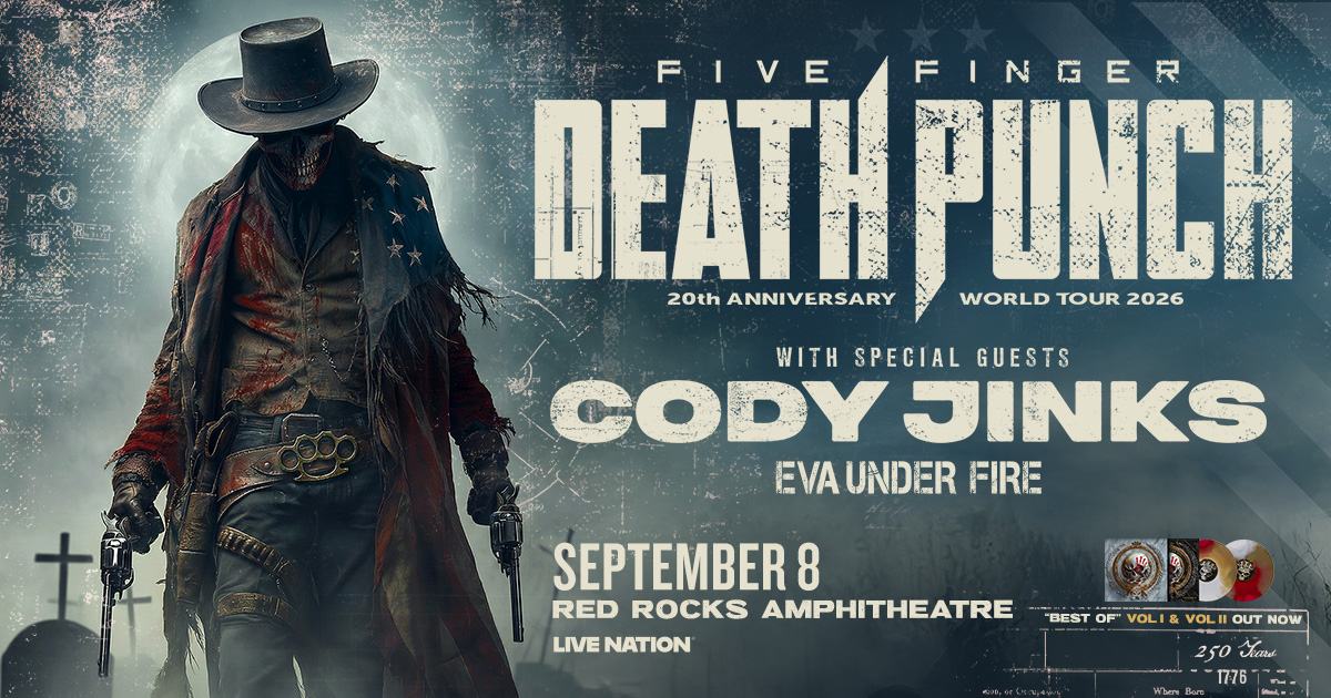 FIVE FINGER DEATH PUNCH live at Red Rocks Amphitheatre