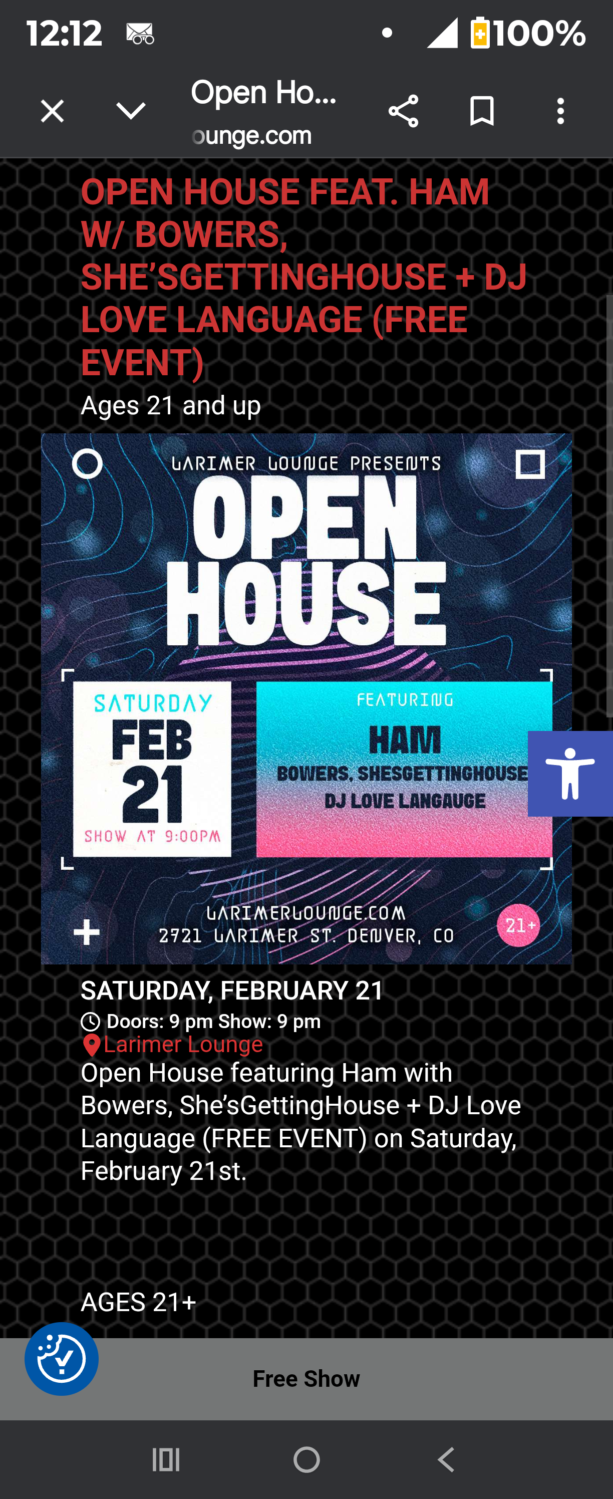 Ham at Larimer Lounge