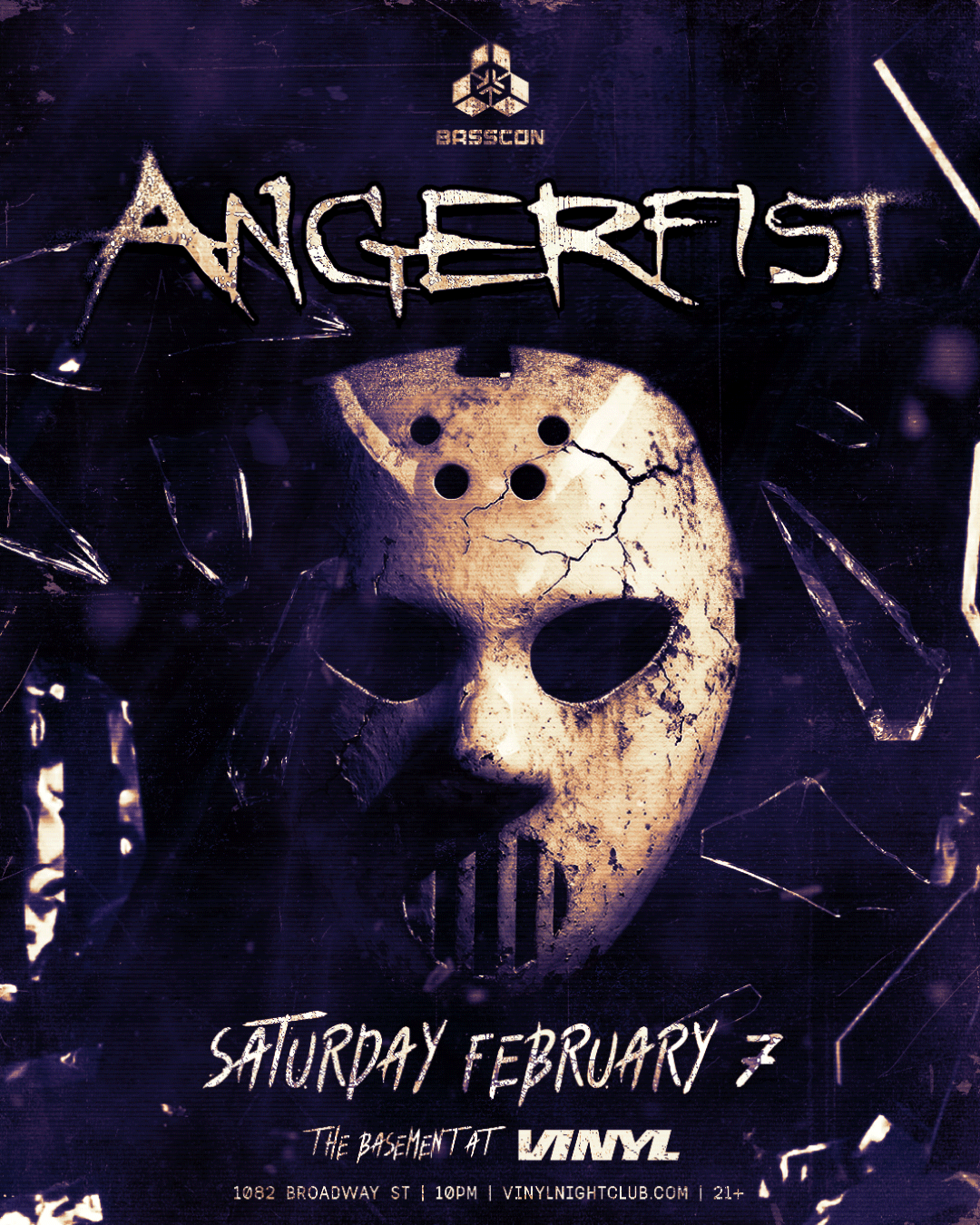 Basscon presents Angerfist at Club Vinyl