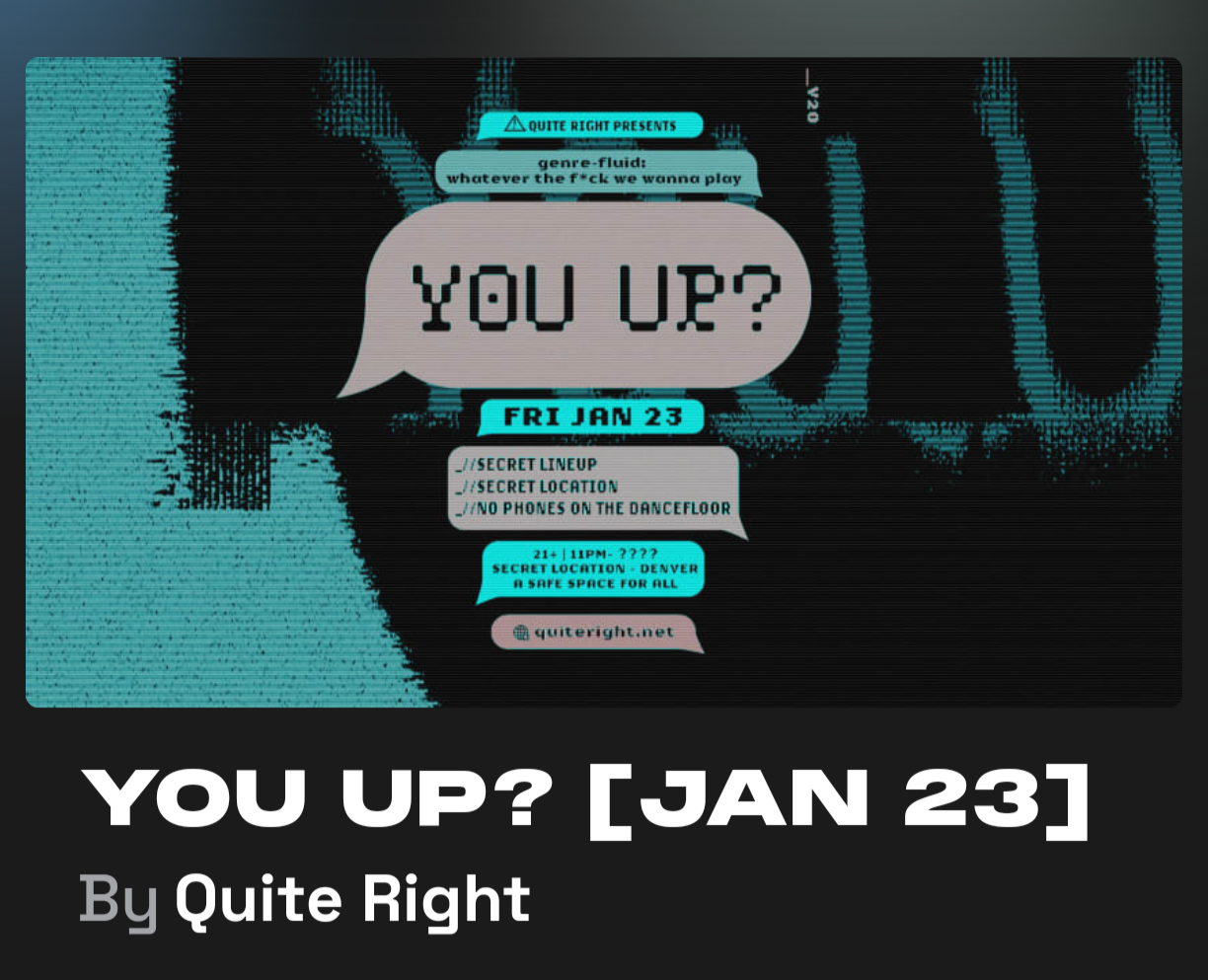 You Up? [Jan 23rd]