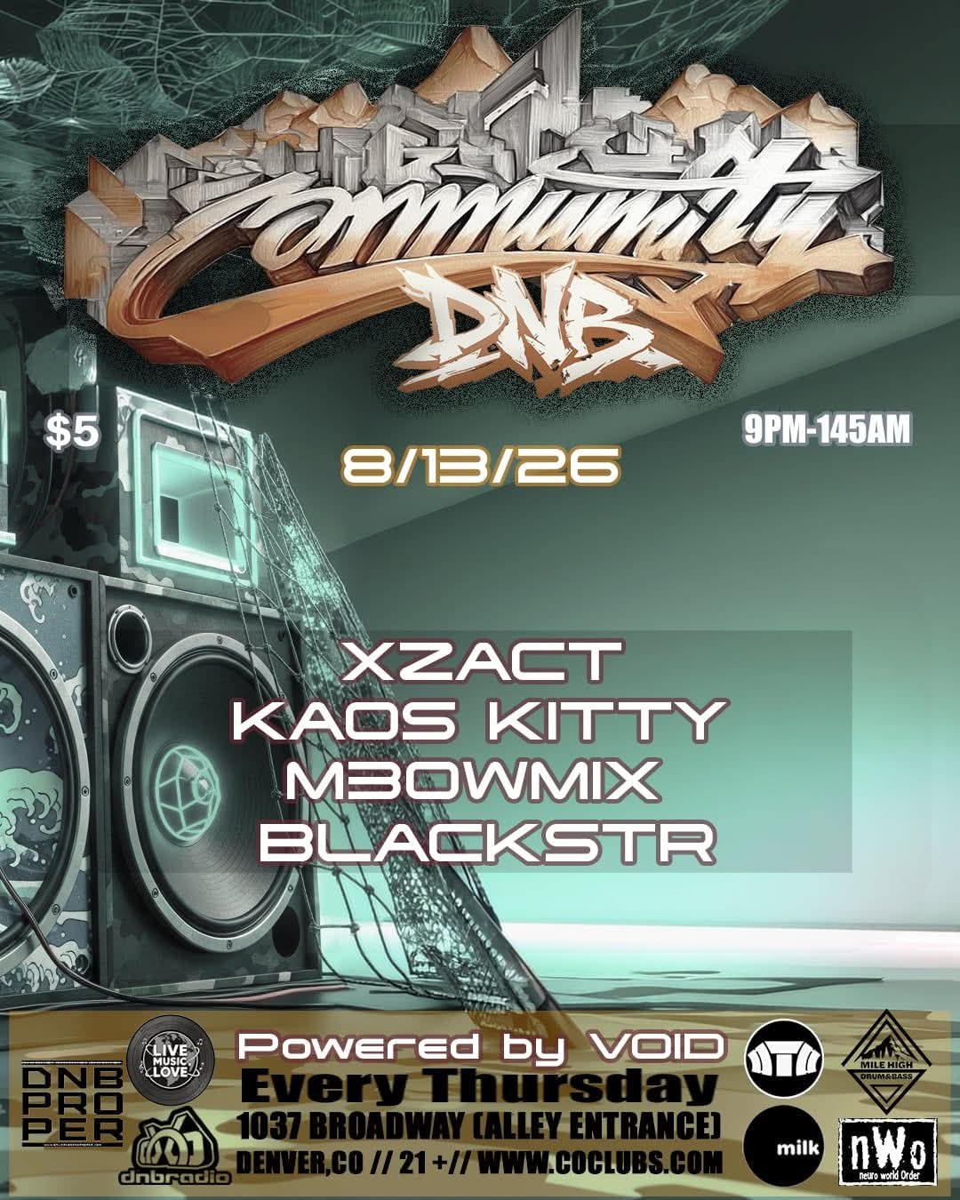 Community DNB @ Milk Bar