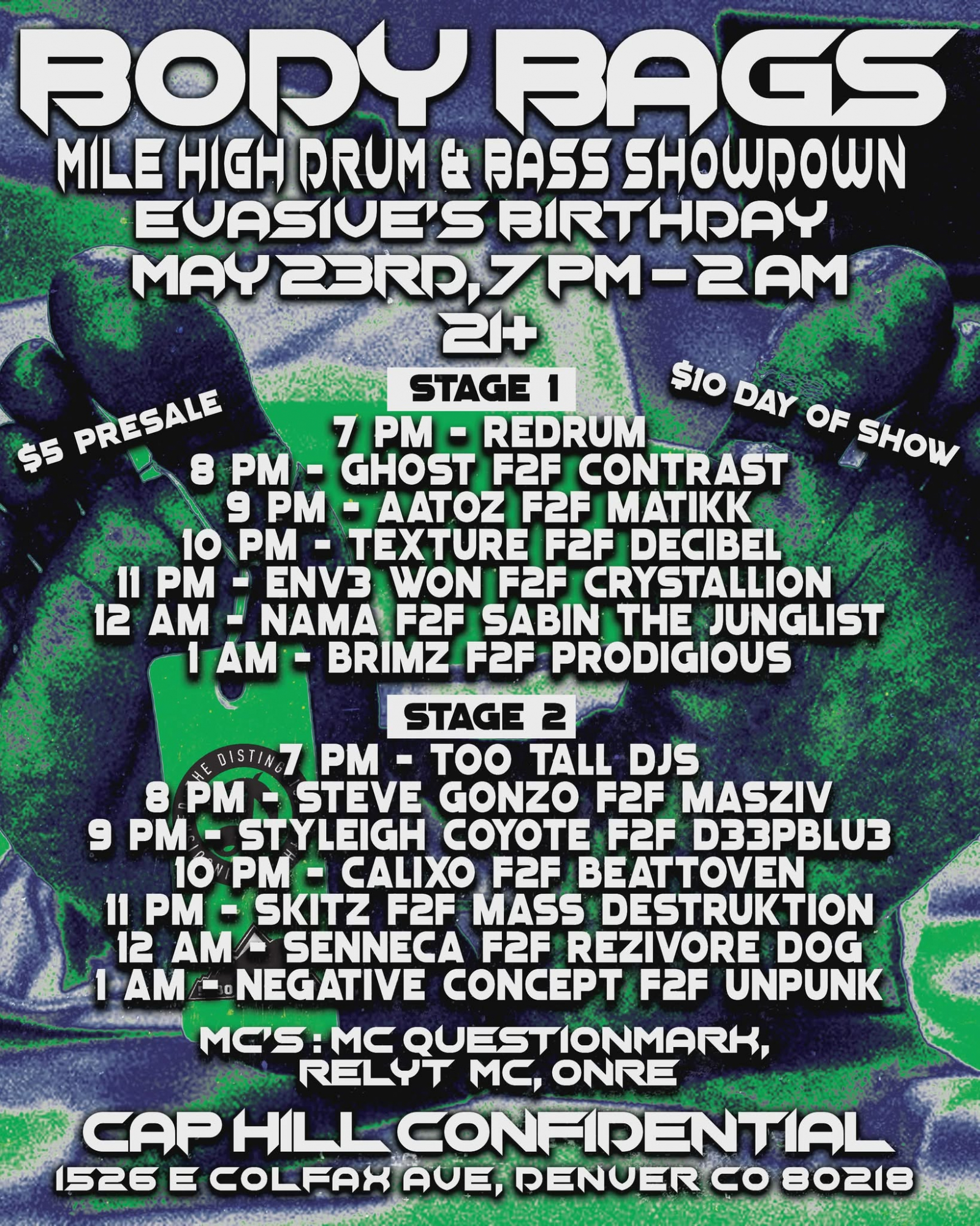Body Bags Mile High Drum & Bass Showdown
