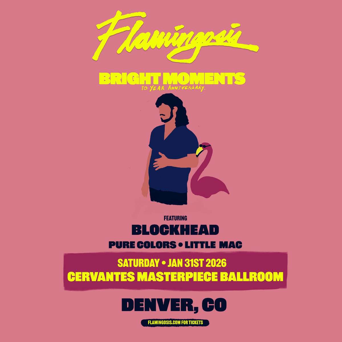 Flamingosis W Blockhead Pure Colors Little Mac