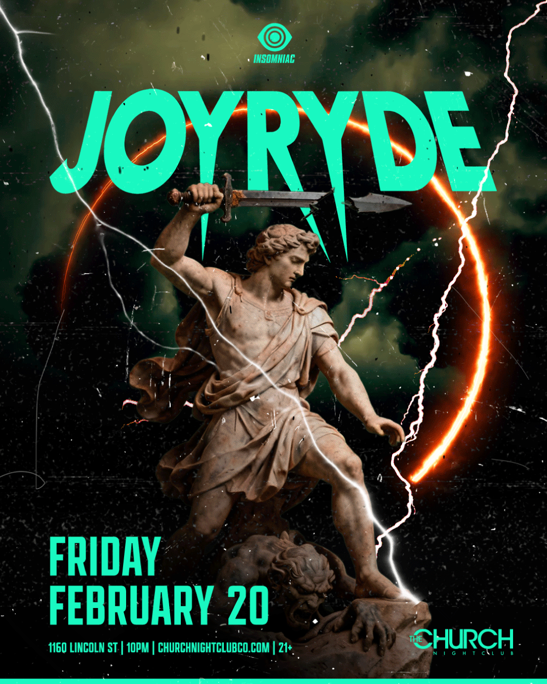 Global Dance Presents Joyryde at The Church Nightclub