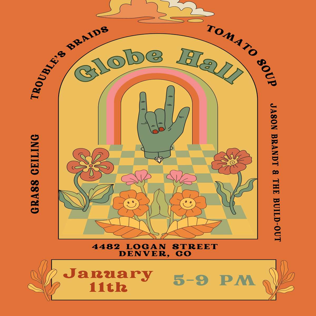 Jason Brandt & the Build Out w/ Tomato Soup, Troubles Braids + Grass Ceiling