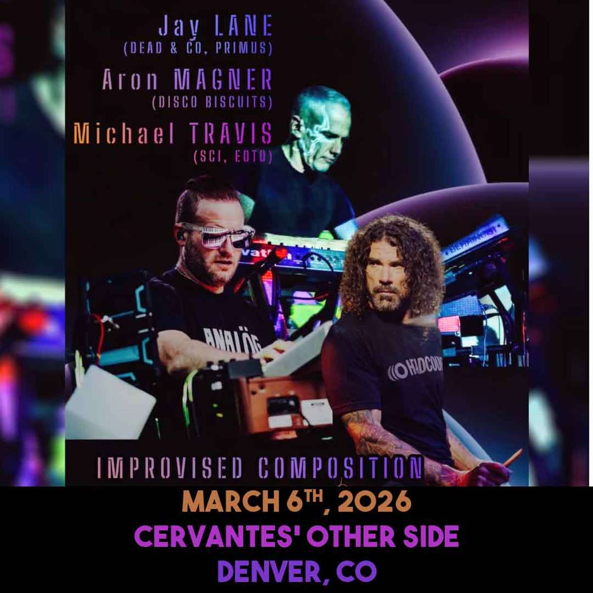 Jay Lane Dead Co Primus Aron Magner Disco Biscuits Michael Travis String Cheese Incident Eoto Trio W Special Guests