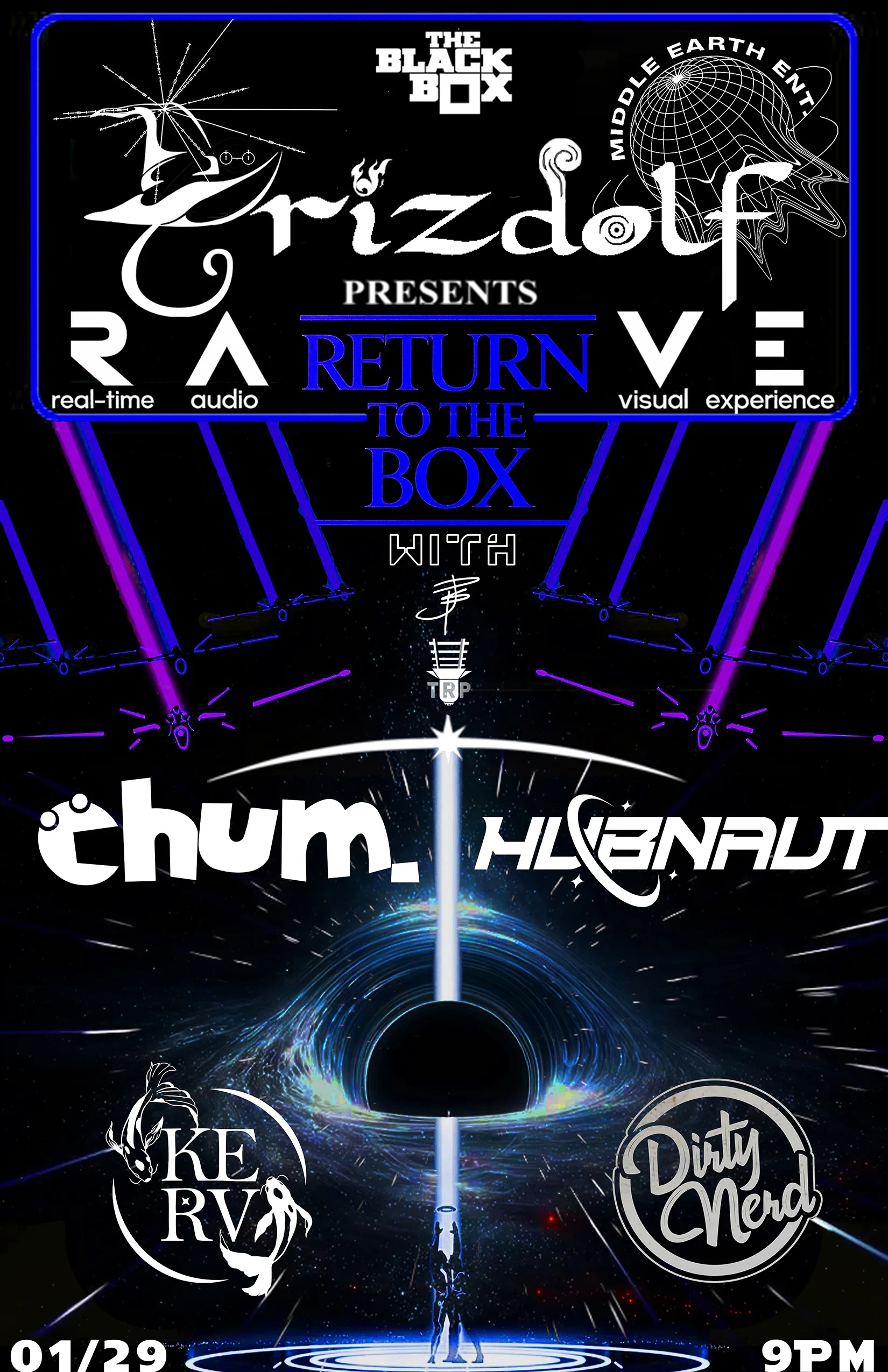 Middle Earth - Return to the Box at The Black Box