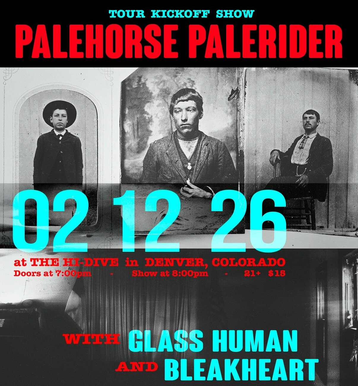 Palehorse/Palerider + Glass Human + Bleakheart
