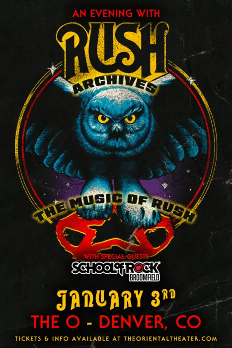 Rush Archives at The Oriental Theatre