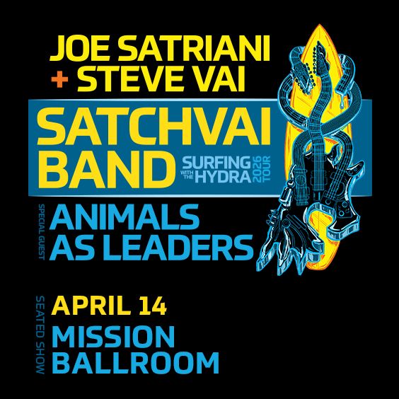 SatchVai Band ft. Joe Satriani & Steve Vai w/ with Animals As Leaders