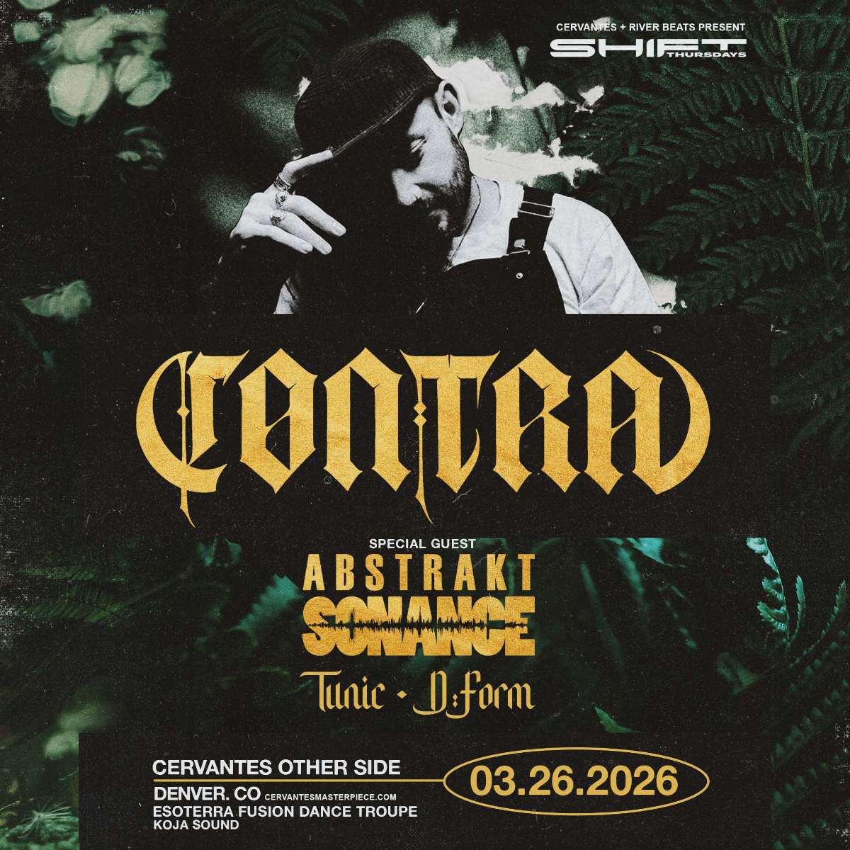 Shift Ft C%C3%B8Ntra W Special Guest Abstrakt Sonance Tunic Dform