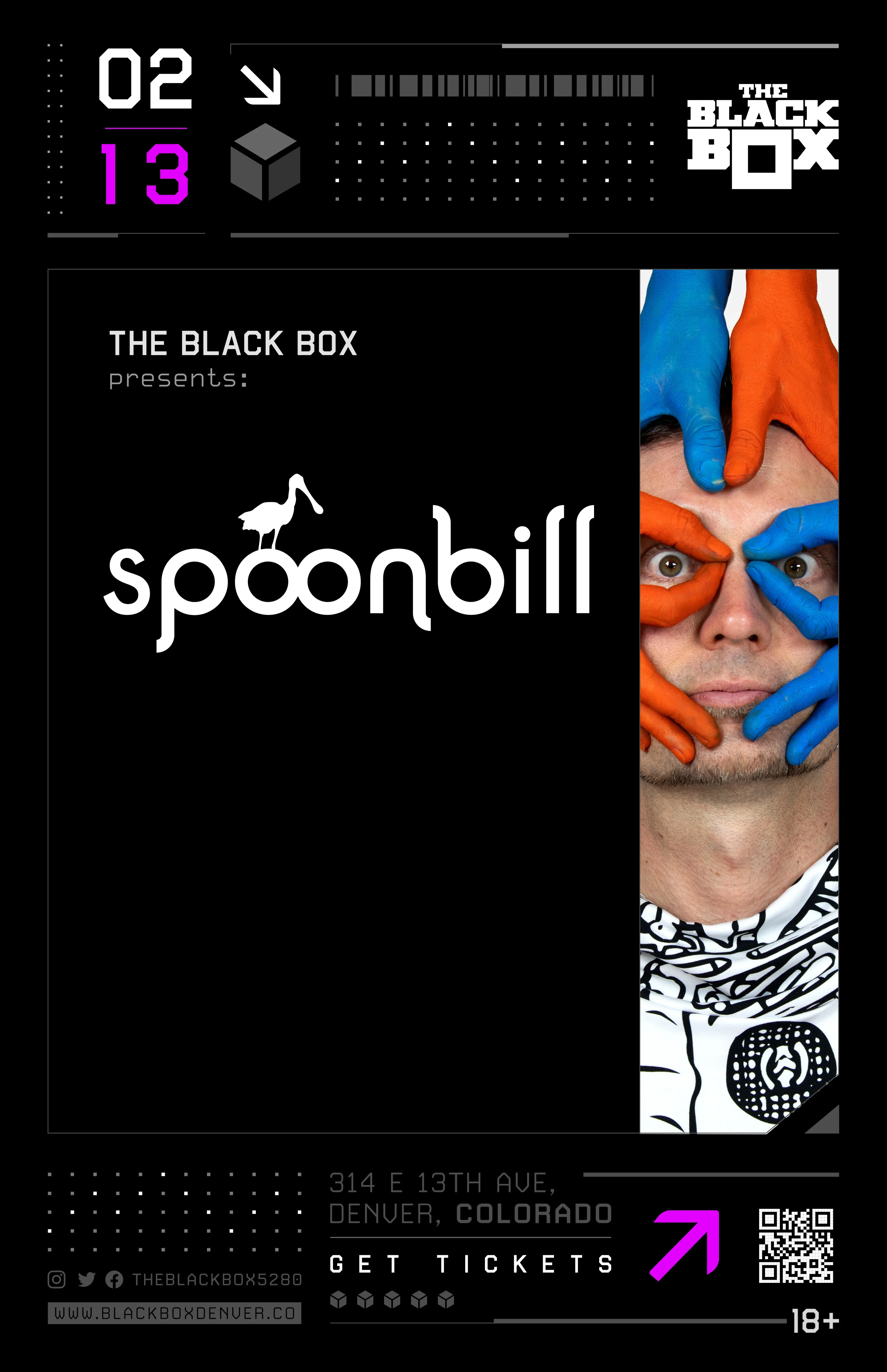 Spoonbill at The Black Box