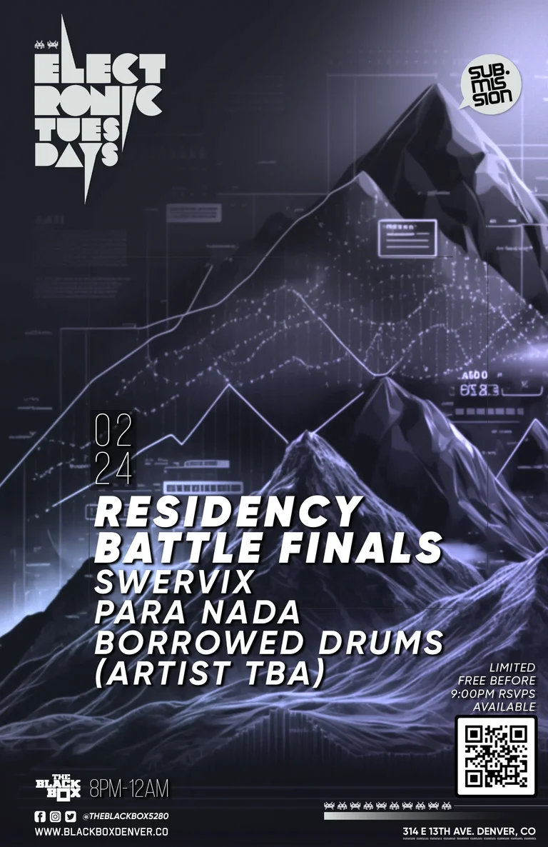 Sub.mission Electronic Tuesdays: Residency Battle Finals - Swervix, Para Nada, Borrowed Drums, TBA