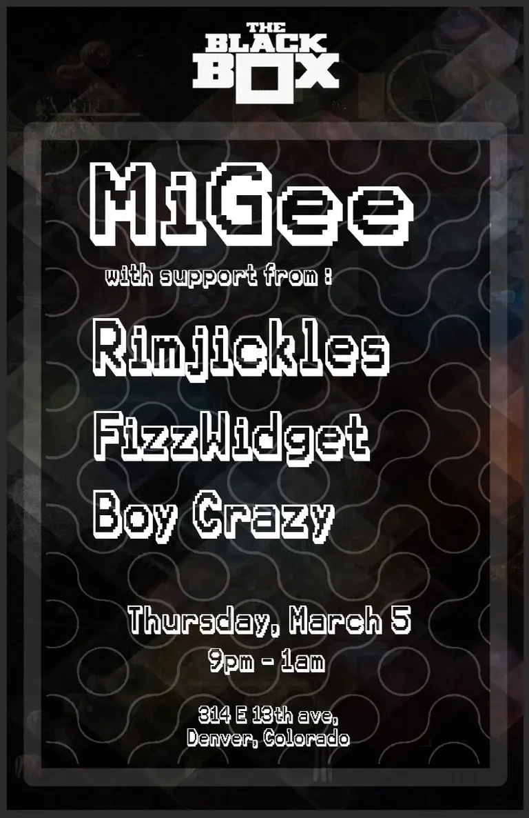 System Broadcast: Migee, Rimjickles, FizzWidget, Boy Crazy